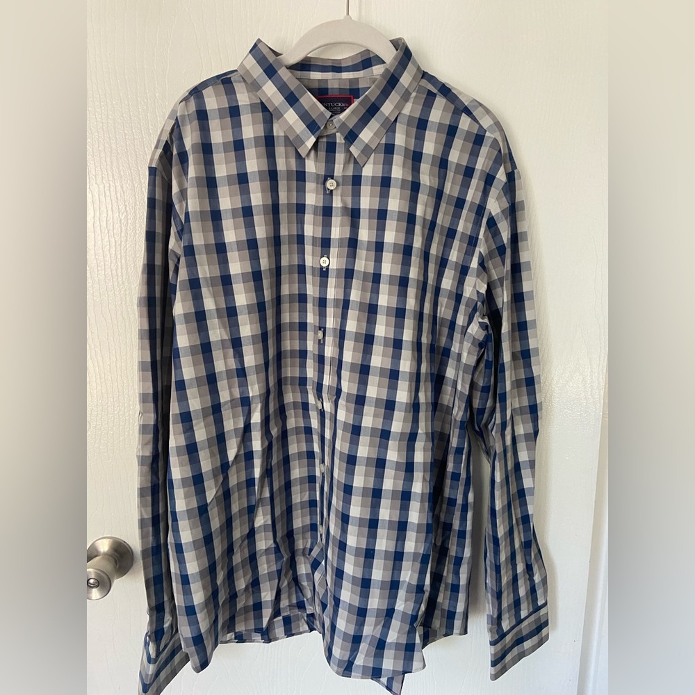 UNTUCKit long sleeve Polo XL